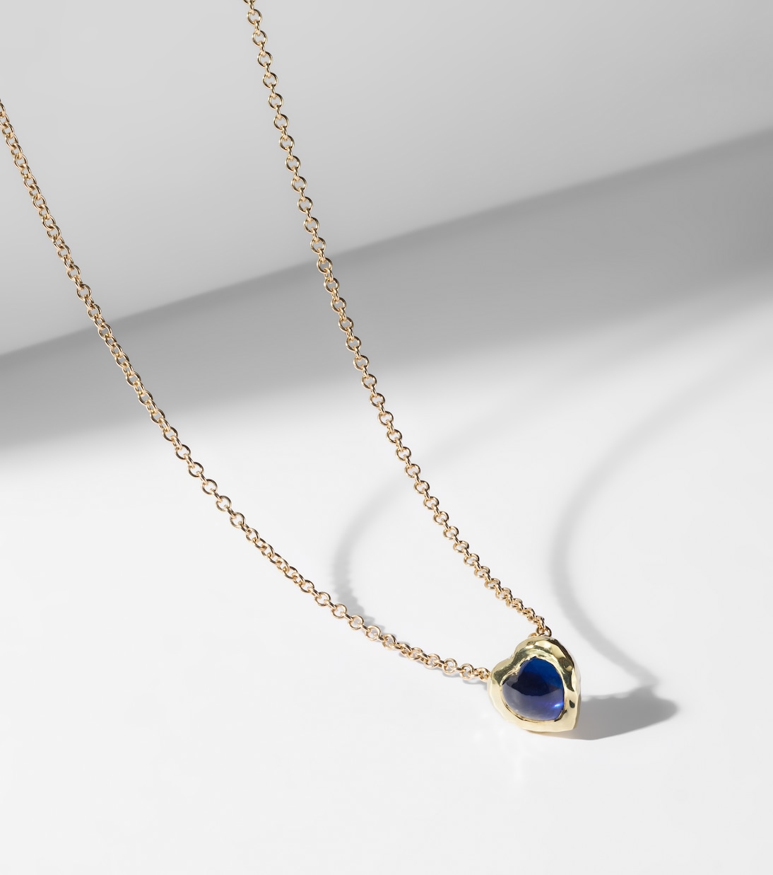Collana in oro 18kt con zaffiro blu | Octavia Elizabeth