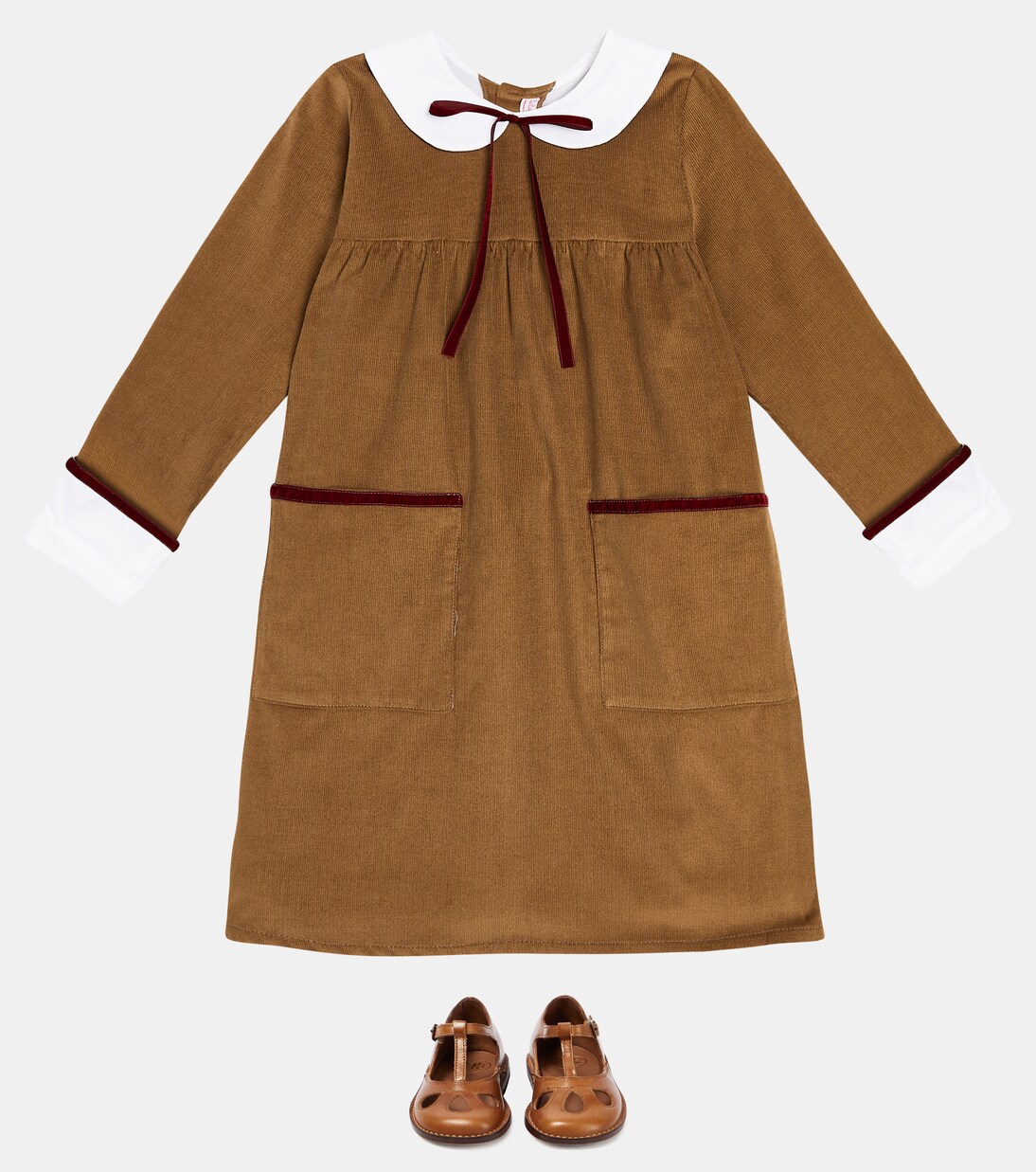 Scarlet cotton dress  | La Coqueta