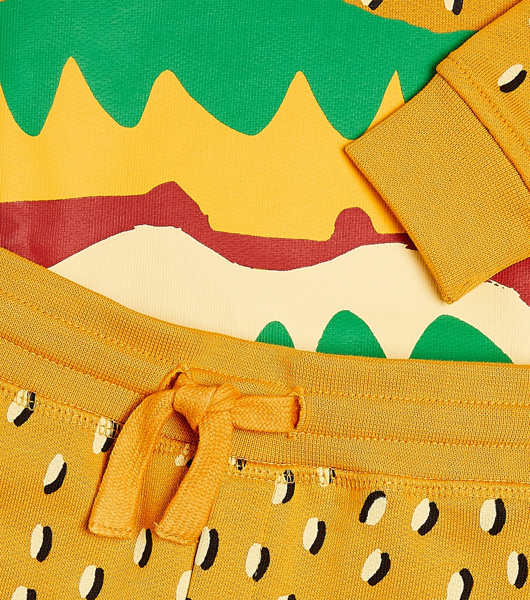 Baby cotton sweatshirt and shorts set | Stella McCartney Kids