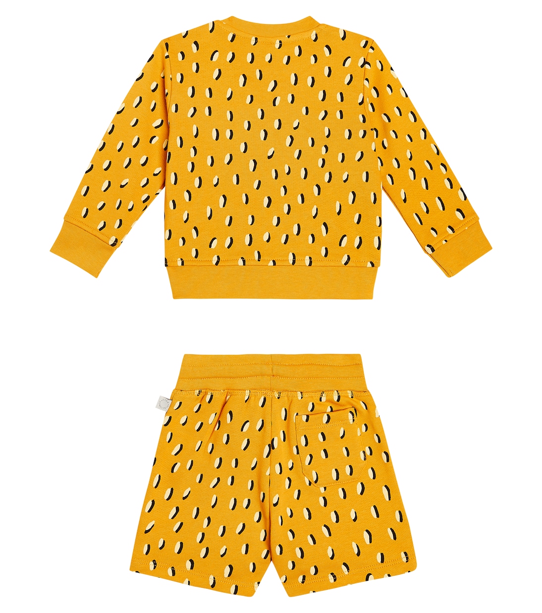 Baby cotton sweatshirt and shorts set | Stella McCartney Kids