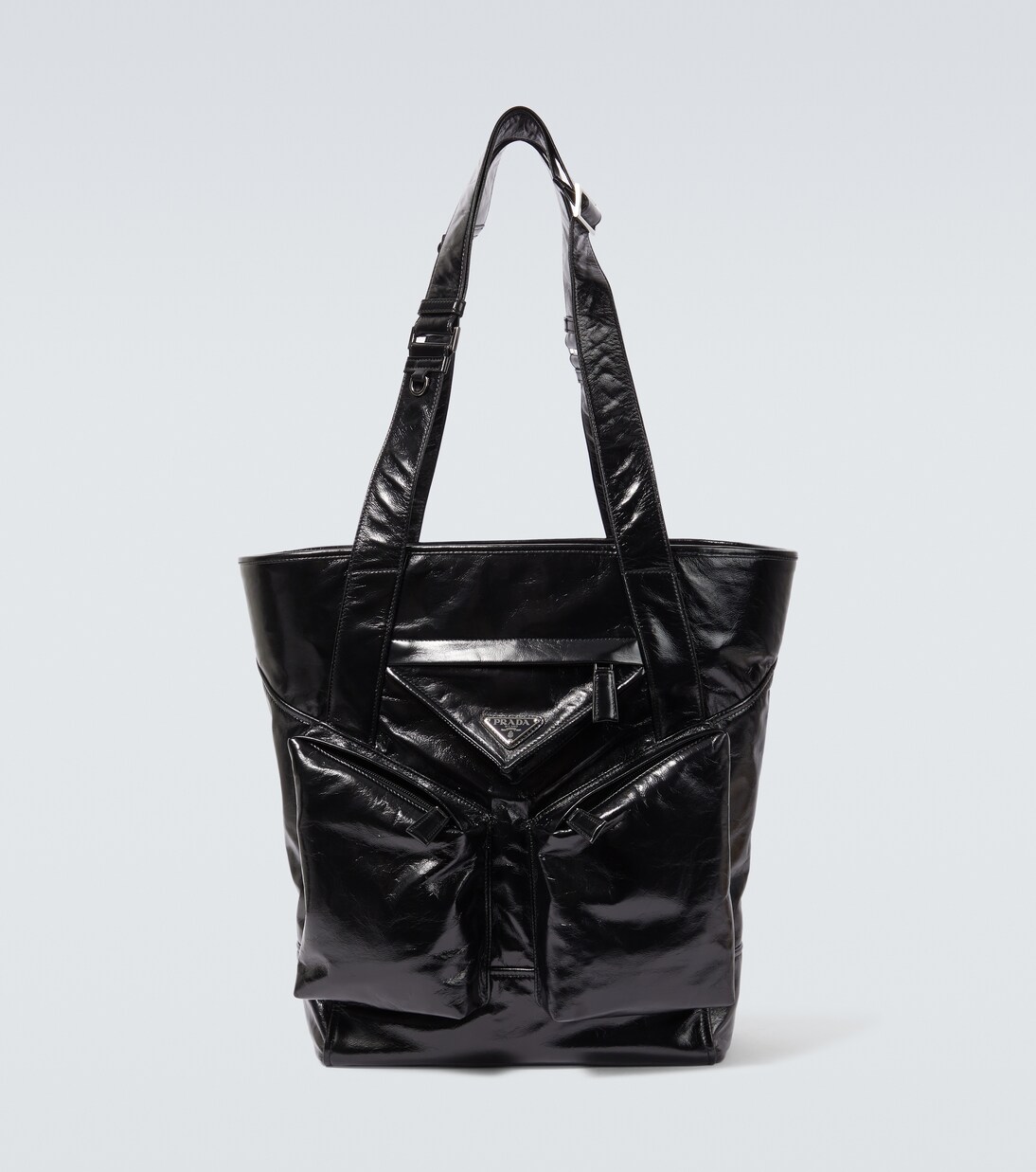 Leather tote bag | Prada