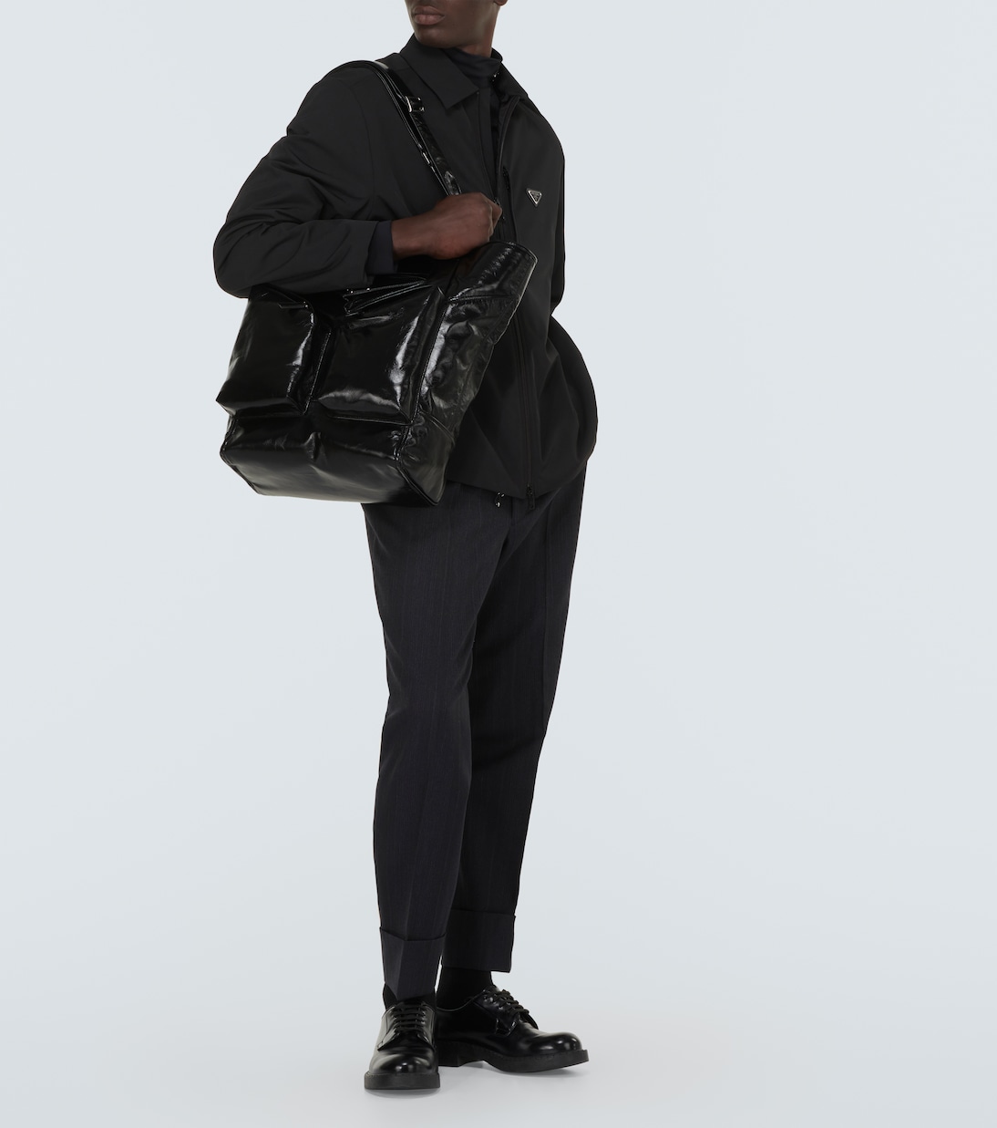 Leather tote bag | Prada