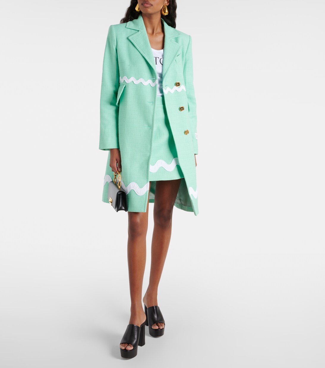 Mantel aus Tweed | Patou