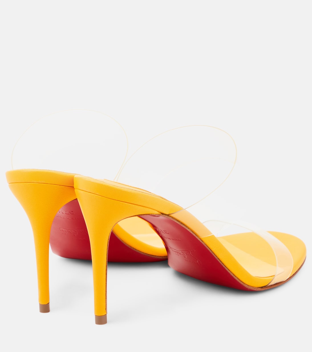 Just Nothing 85 PVC mules | Christian Louboutin
