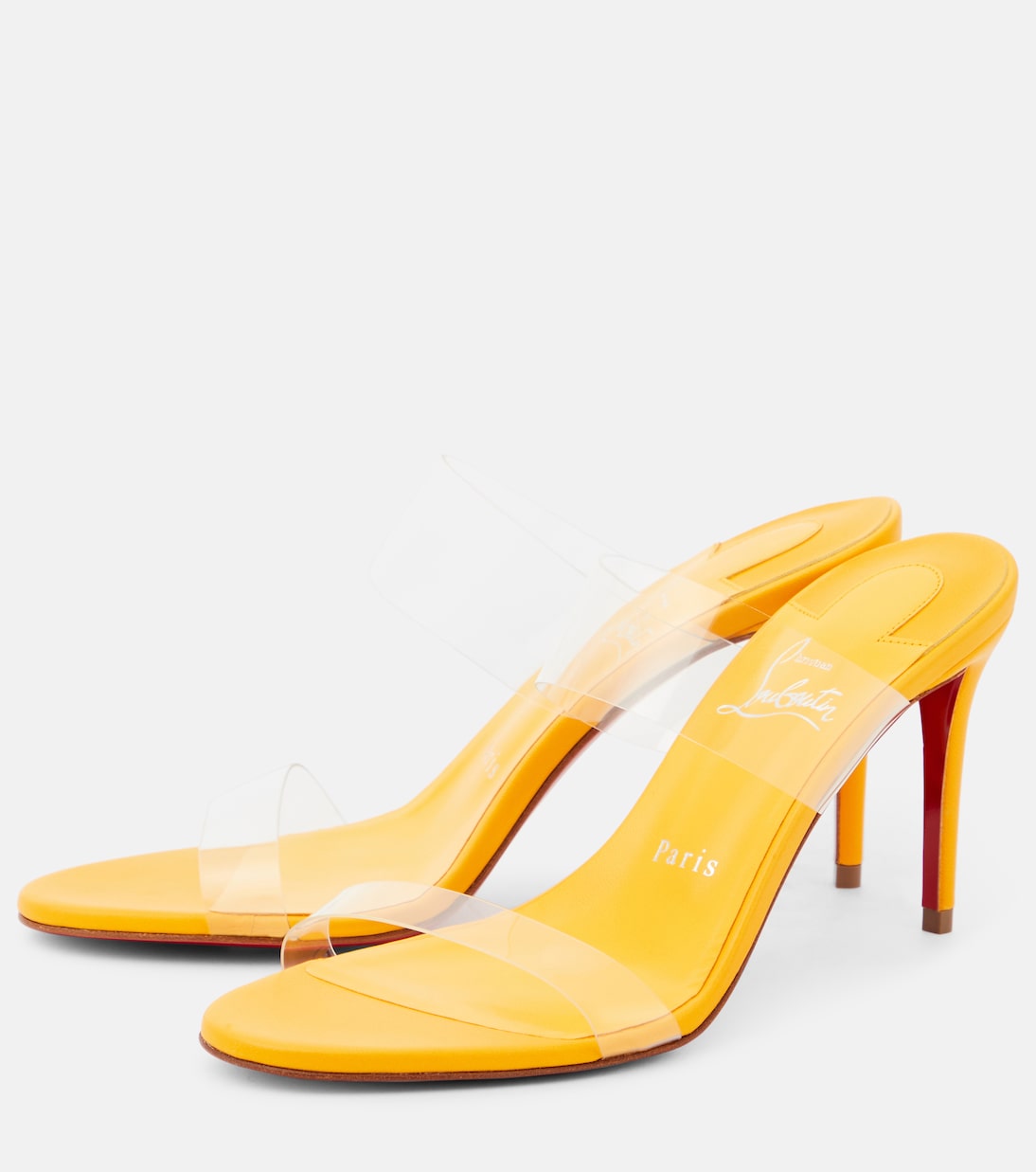 Just Nothing 85 PVC mules | Christian Louboutin