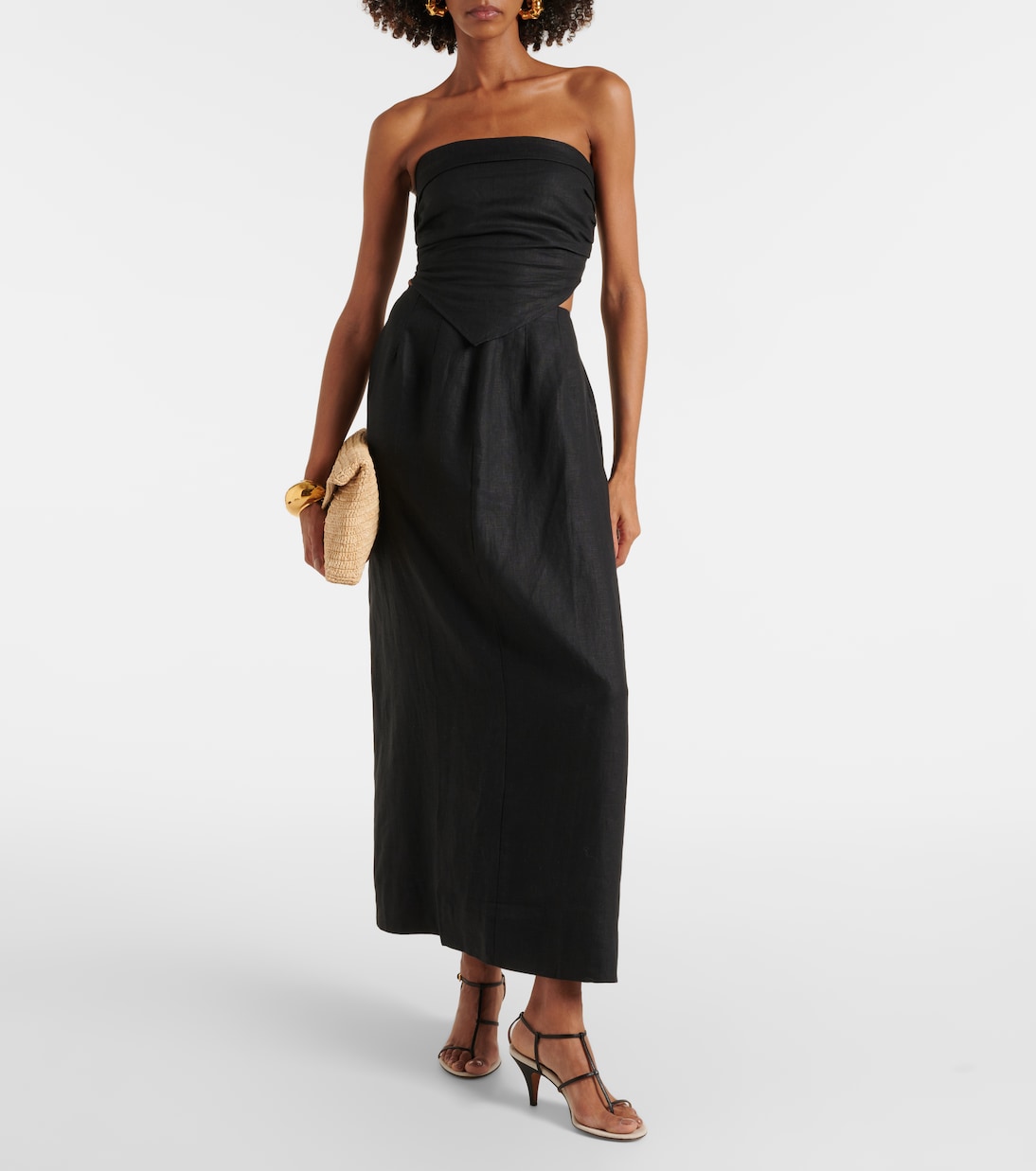 Soleil linen maxi skirt | Faithfull