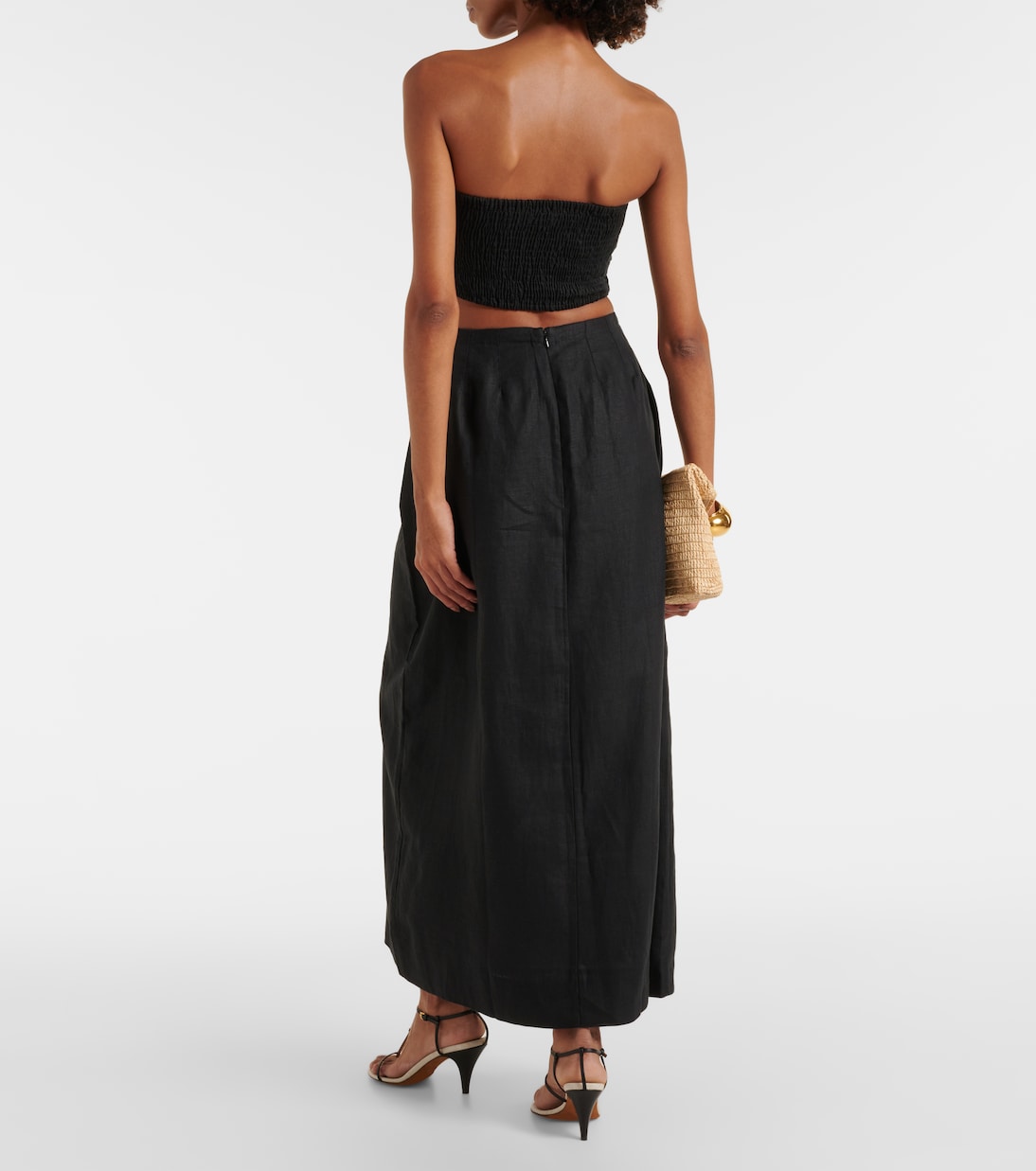 Soleil linen maxi skirt | Faithfull