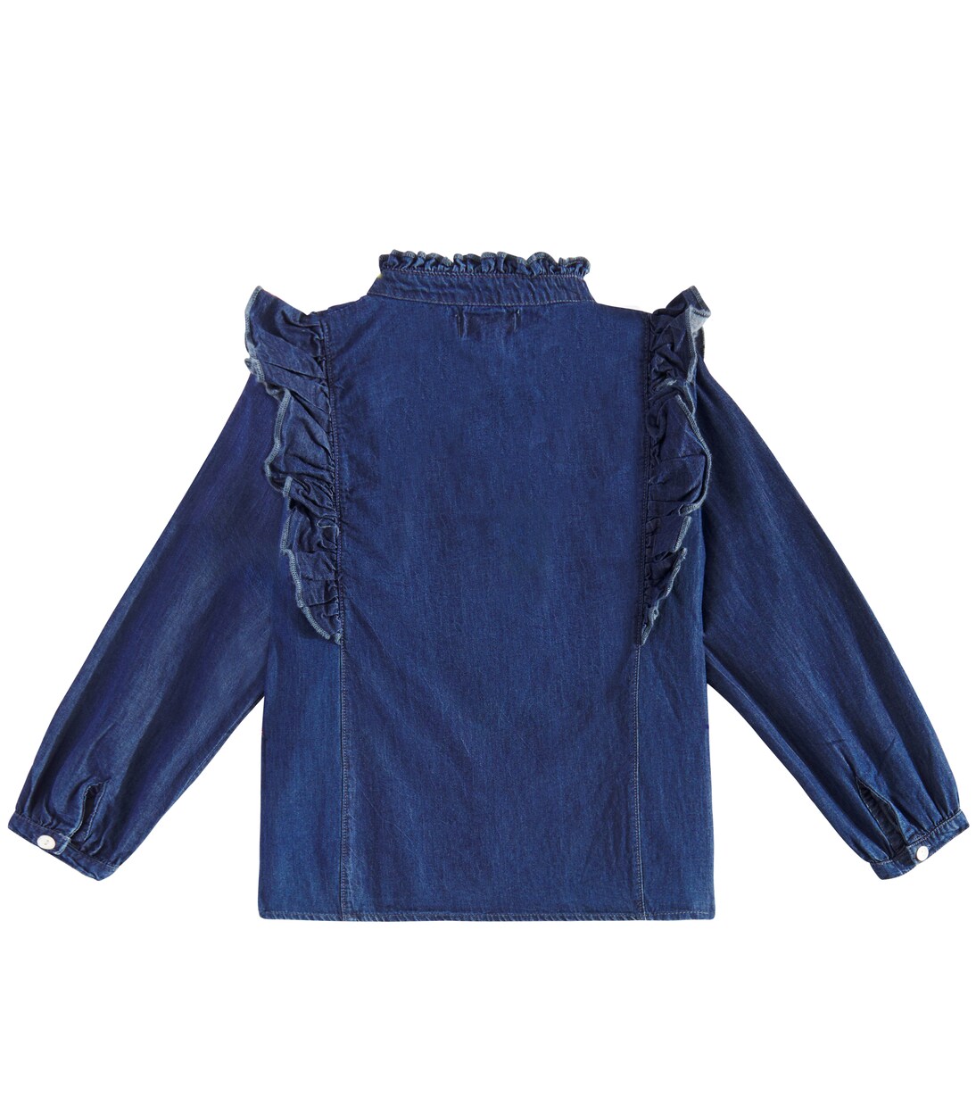 Raphaella ruffled denim shirt | Molo