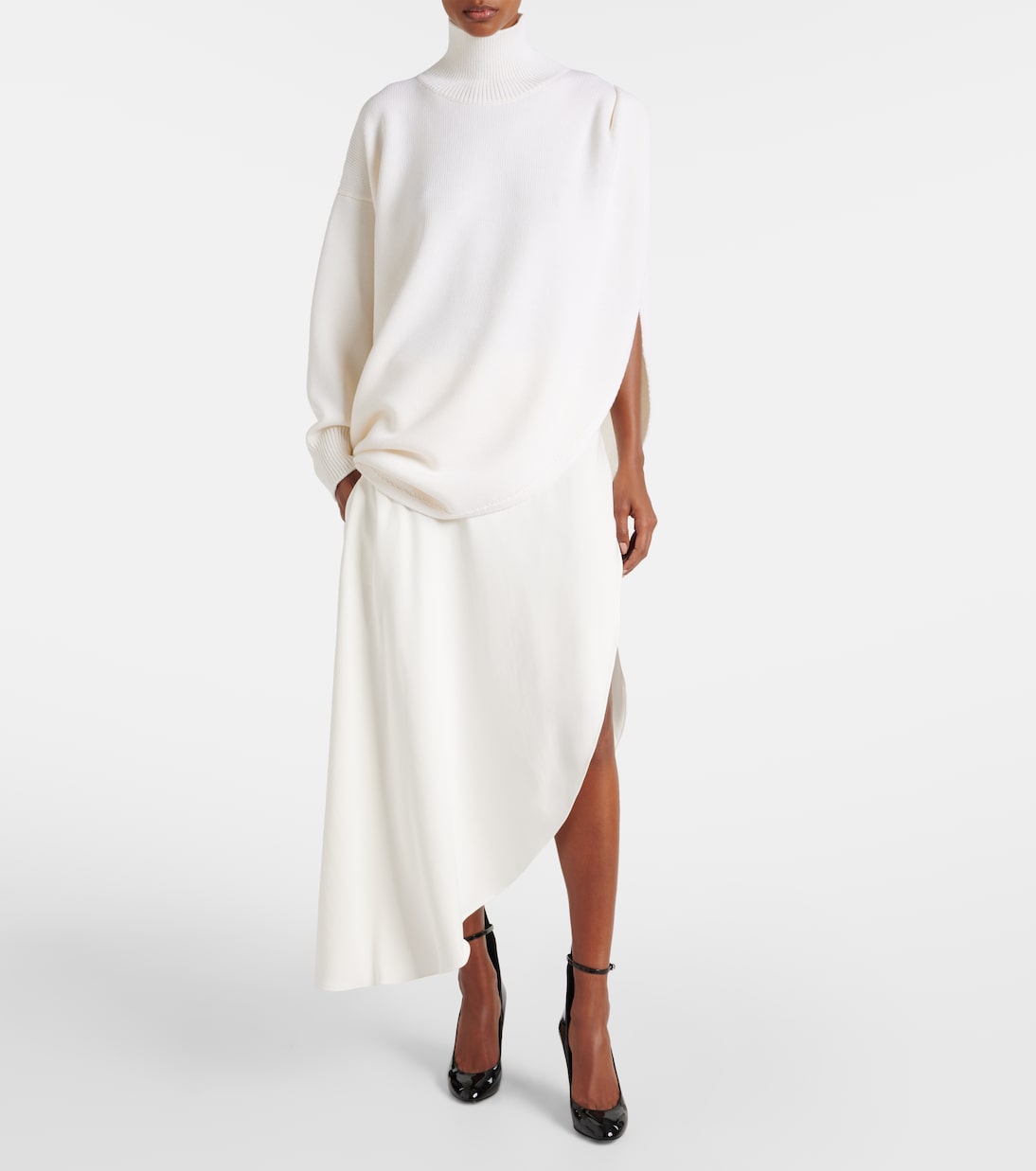 Falda midi asimétrica | Alaïa