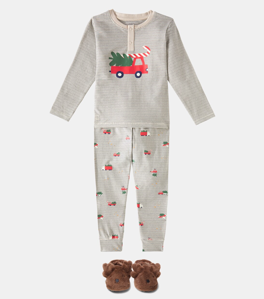 Wilhelm striped cotton-blend pajamas | Liewood