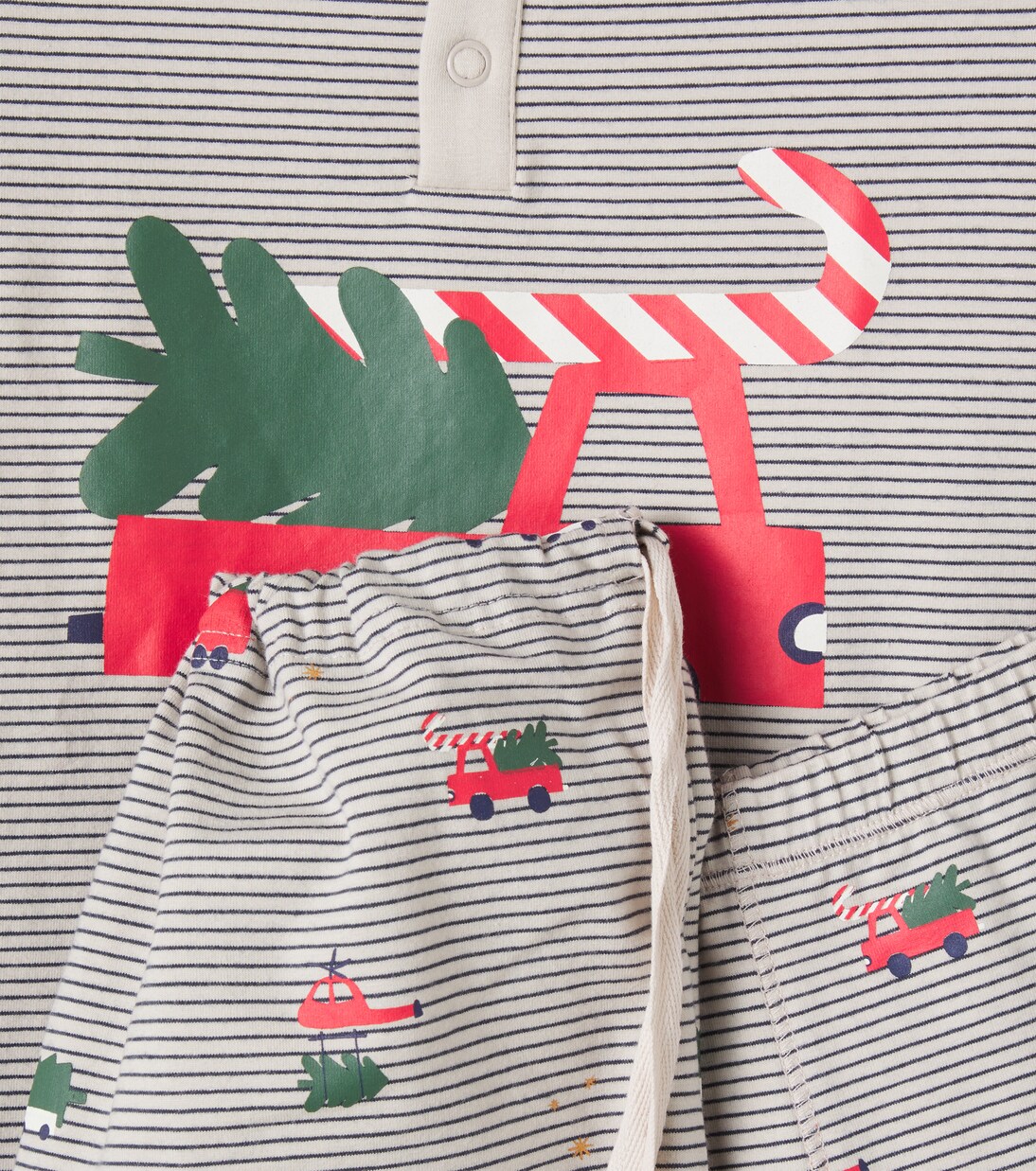 Wilhelm striped cotton-blend pajamas | Liewood