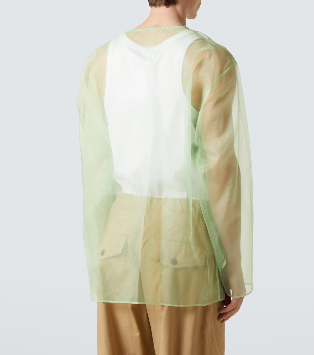 Oversized sheer top | Dries Van Noten