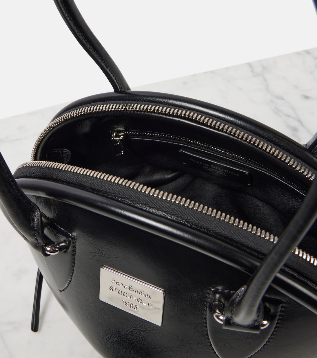 Borsa a spalla Bowlina Mini in pelle | Acne Studios