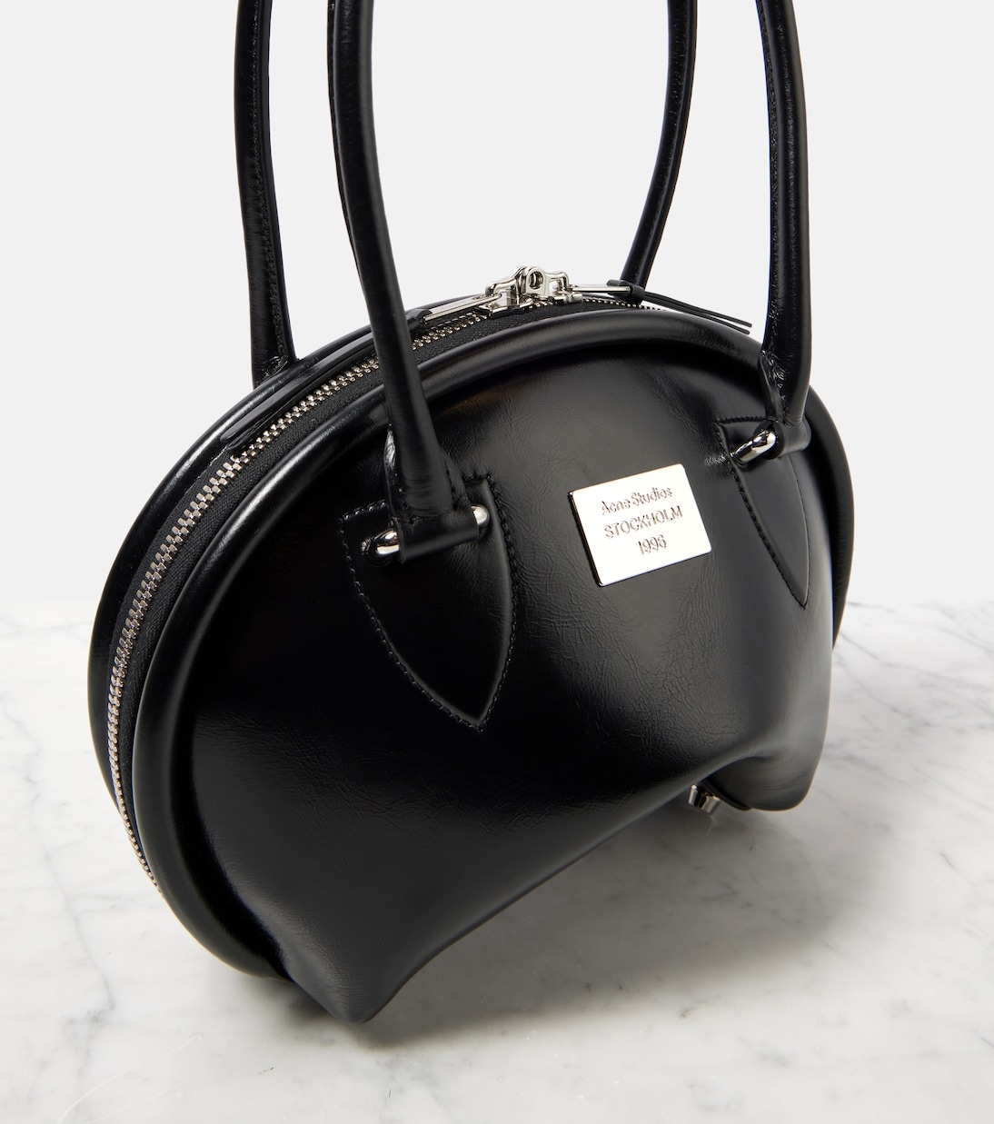 Borsa a spalla Bowlina Mini in pelle | Acne Studios