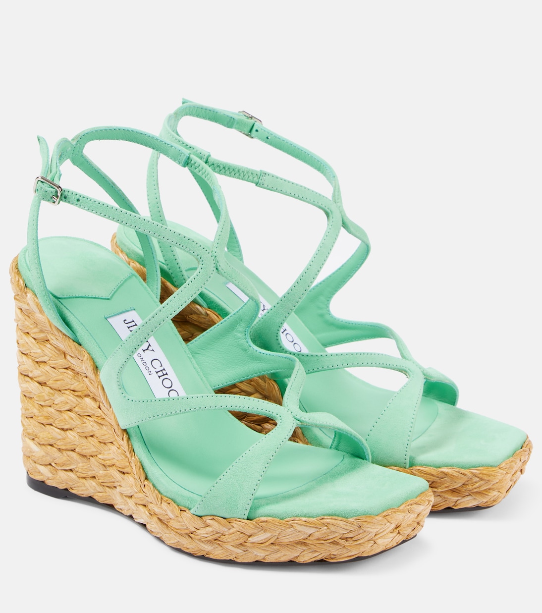Ayla 110 suede espadrille wedges | Jimmy Choo