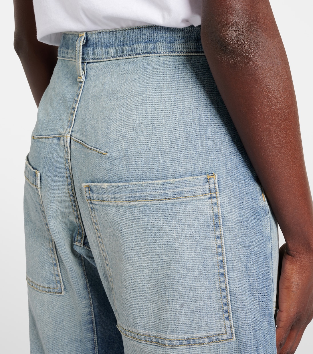 Jeans barrel Shon de tiro alto | Nili Lotan