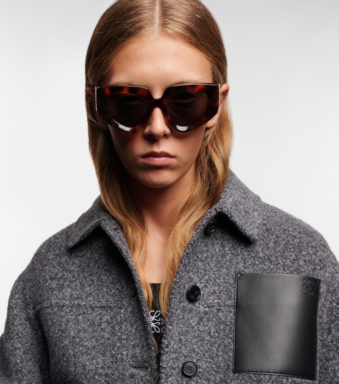 Anagram oversized sunglasses | Loewe