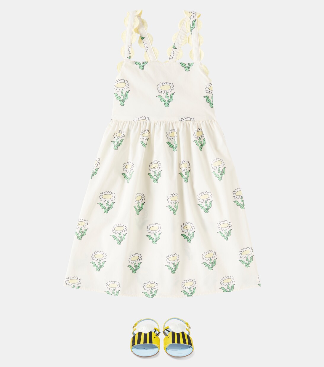Floral cotton dress | Stella McCartney Kids