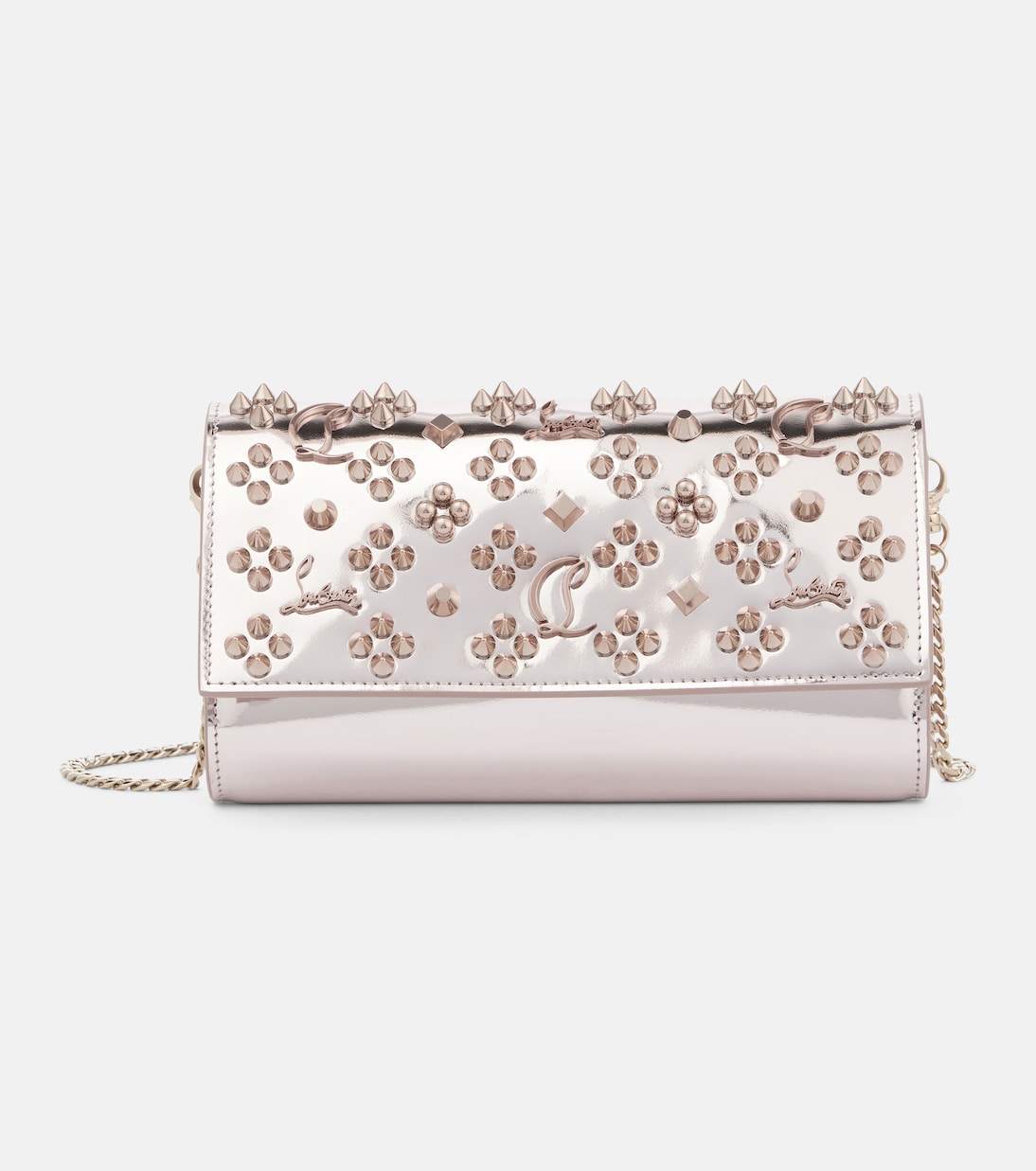 Paloma embellished leather clutch | Christian Louboutin