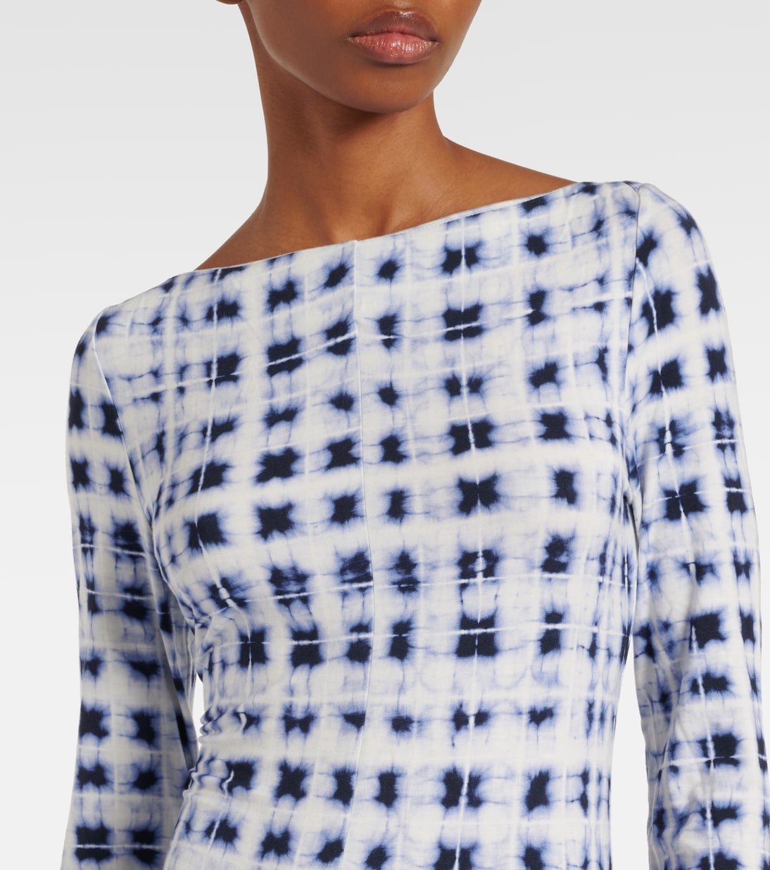 White Label Bedrucktes Maxikleid Jen aus Jersey | Proenza Schouler