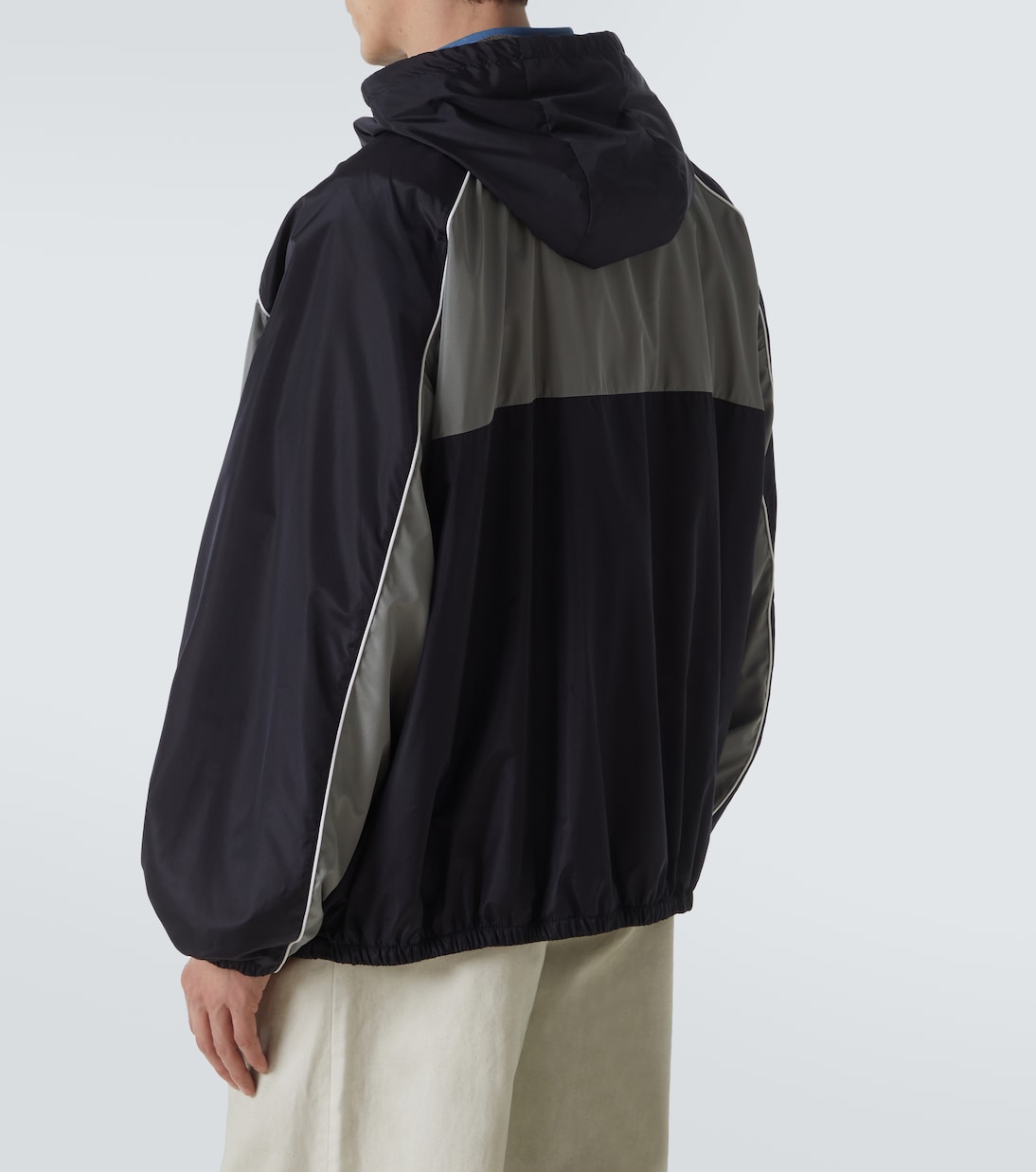 Logo oversized track jacket | Miu Miu