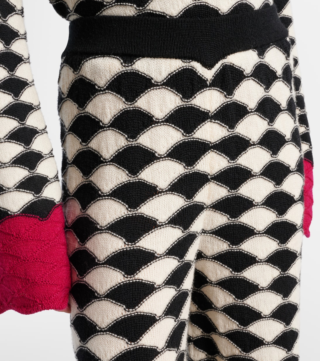 Weite Hose Lounge aus Wolle | La DoubleJ