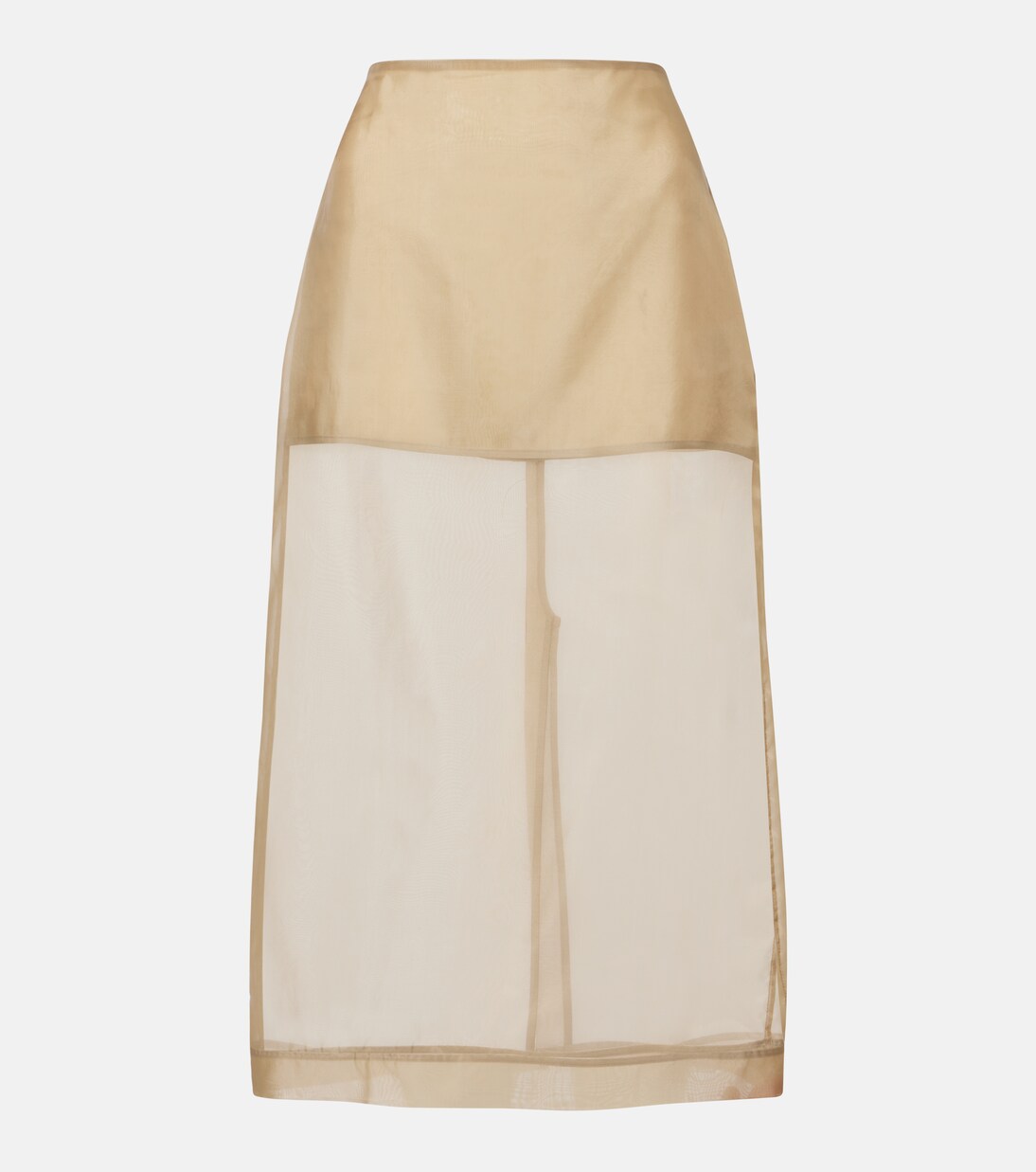 Peri silk-blend midi skirt | The Frankie Shop