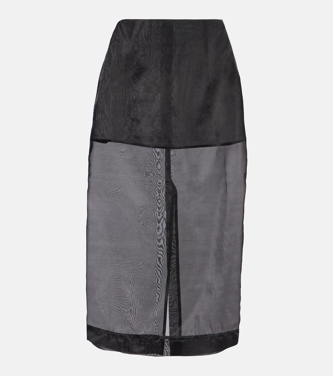 Peri silk-blend midi skirt | The Frankie Shop
