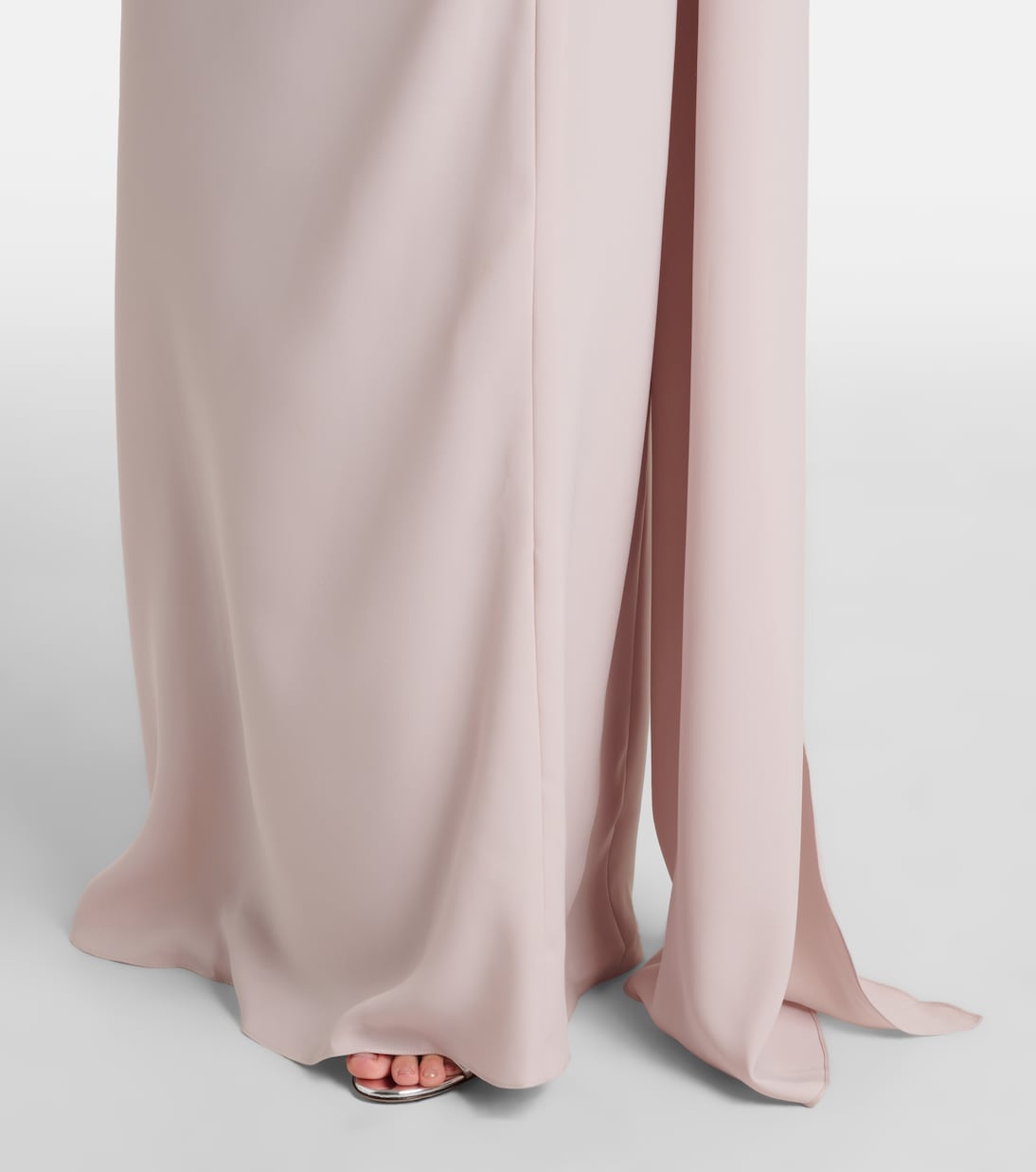 Draped silk gown | Marmar Halim