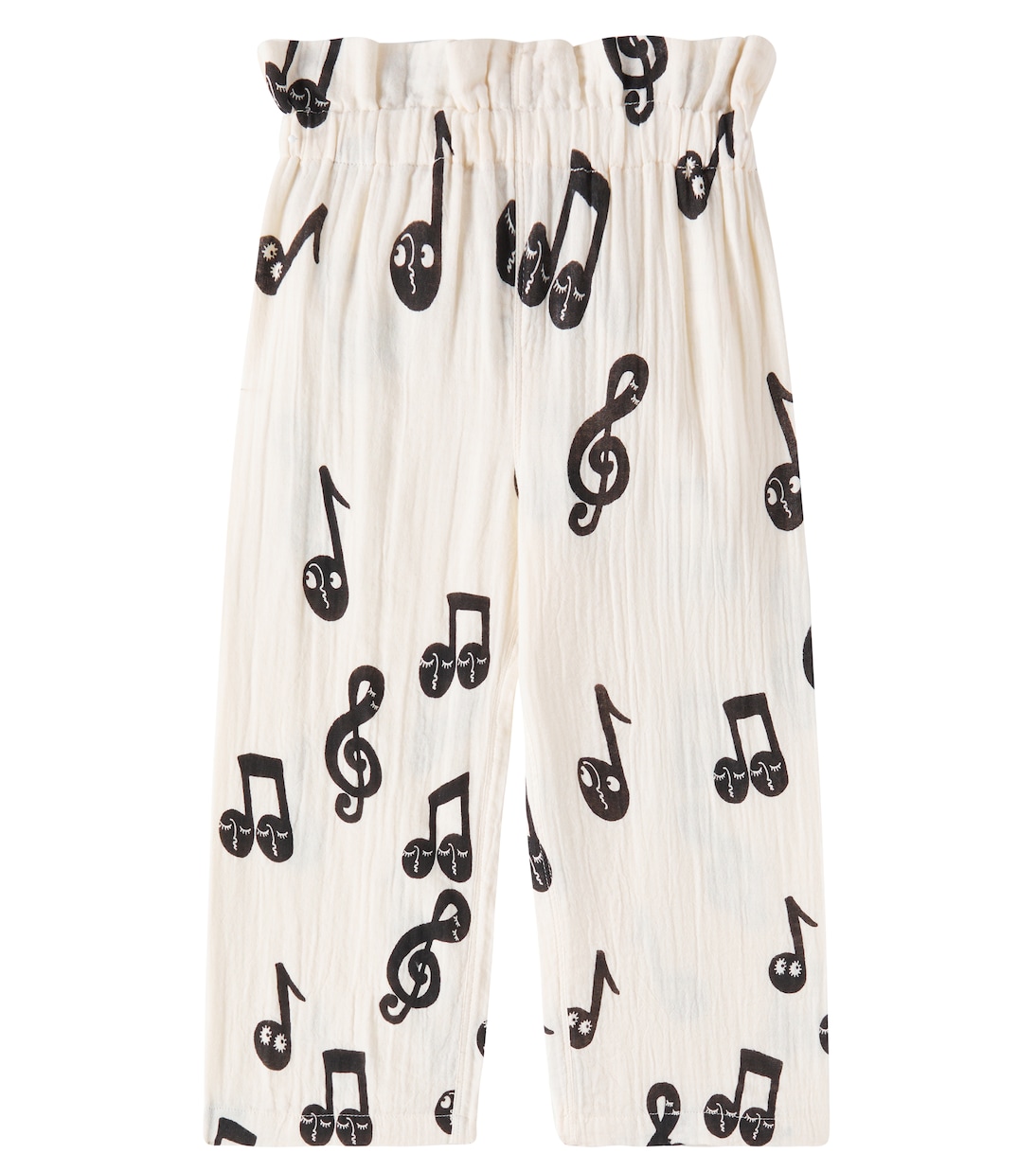 Pantaloni regular Notes in mussola di cotone | Mini Rodini