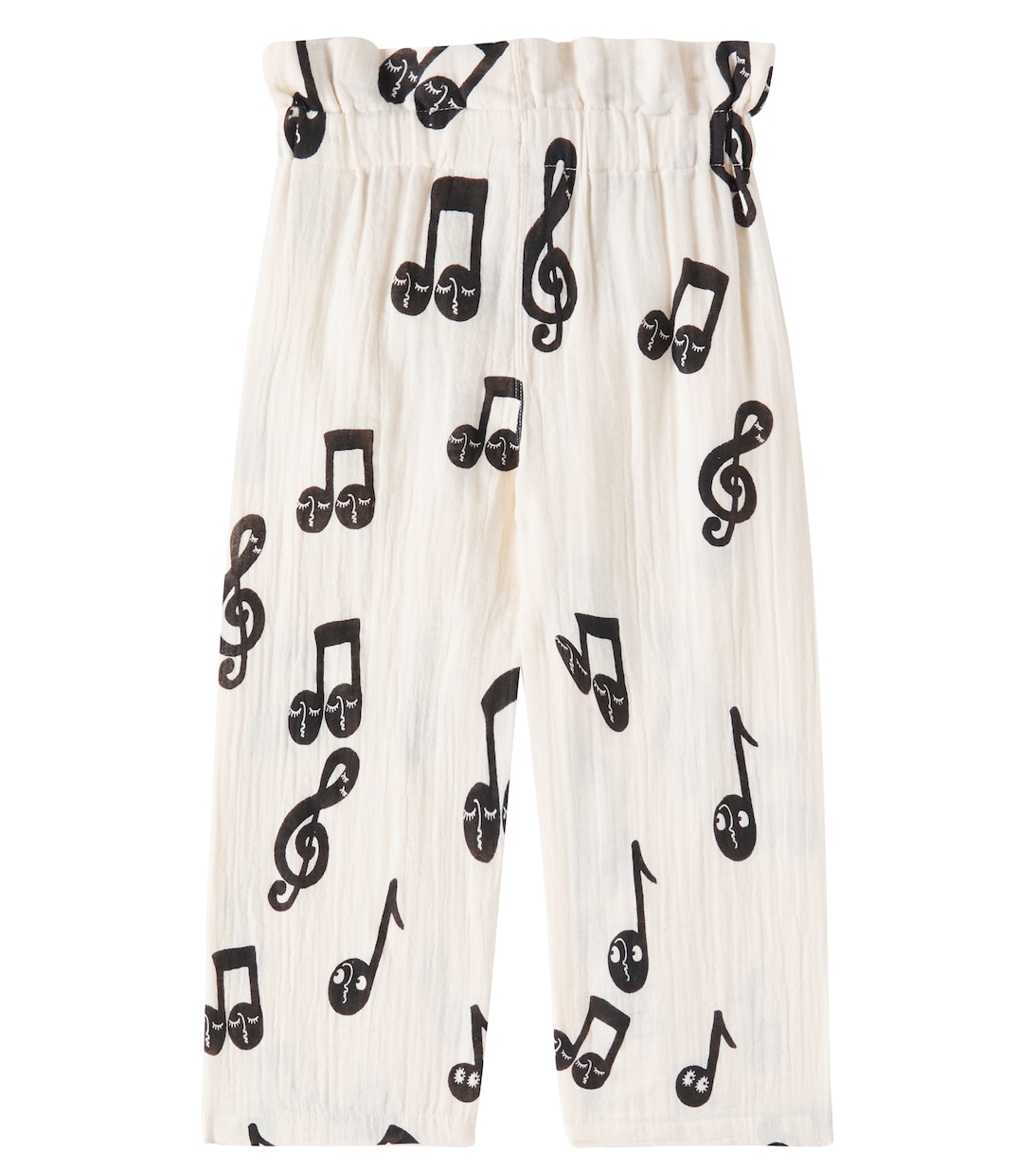 Pantaloni regular Notes in mussola di cotone | Mini Rodini