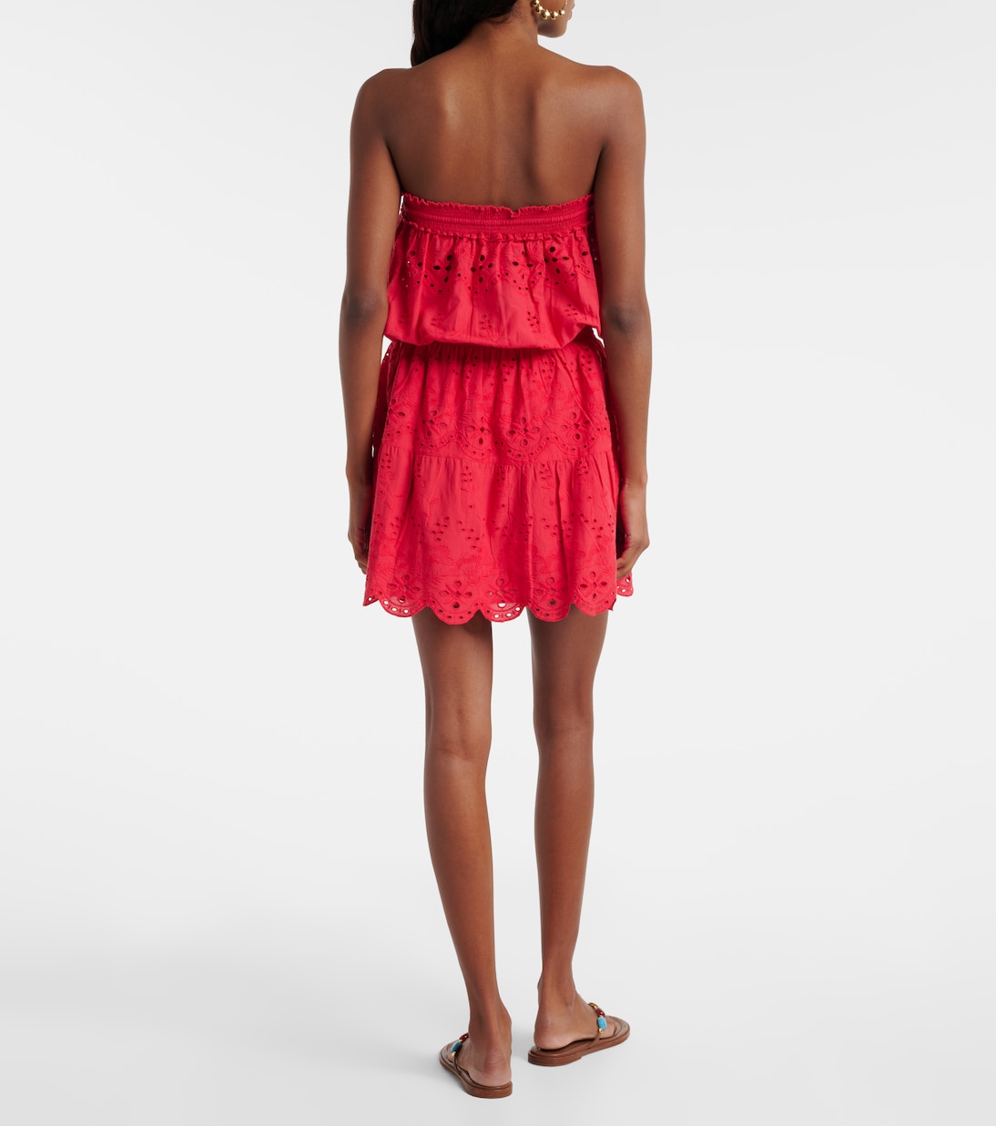 Besticktes Minikleid Collette aus Baumwolle | Melissa Odabash