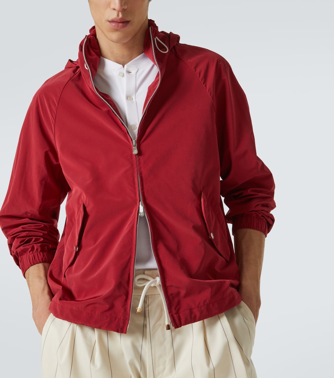 Hooded raincoat | Brunello Cucinelli