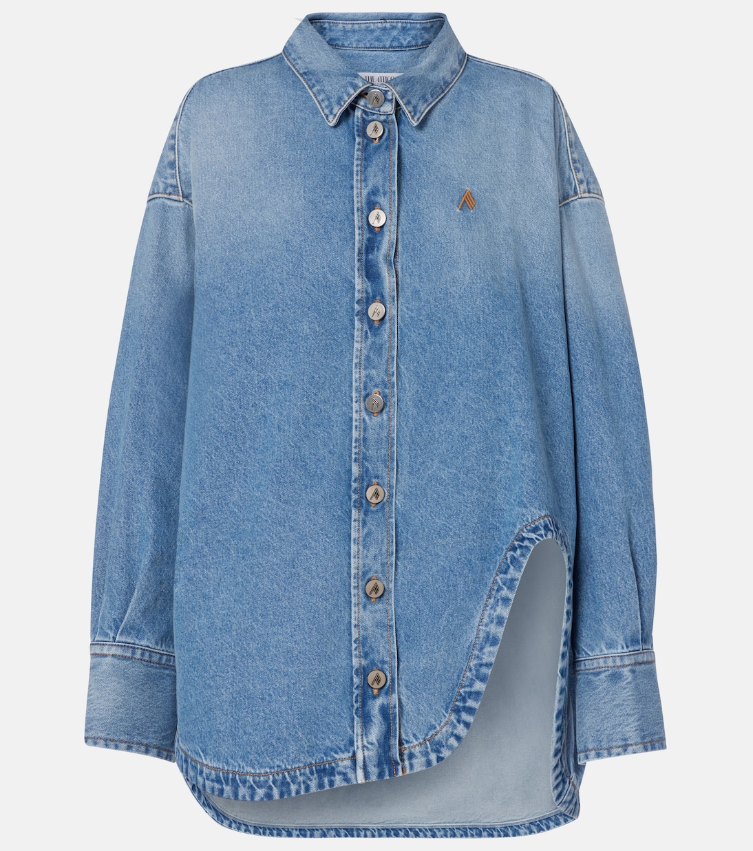 Oversize-Hemd Diana aus Baumwoll-Denim | The Attico