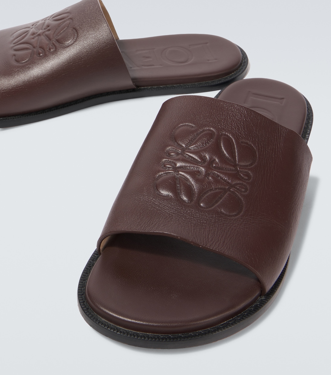Paula's Ibiza Flex Anagram leather slides | Loewe