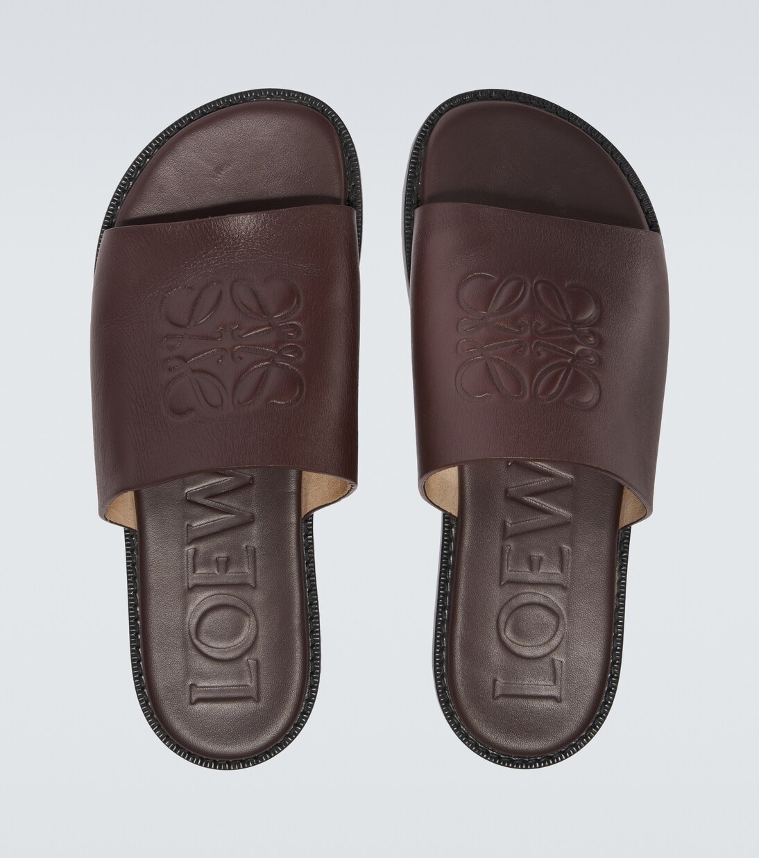 Paula's Ibiza Flex Anagram leather slides | Loewe