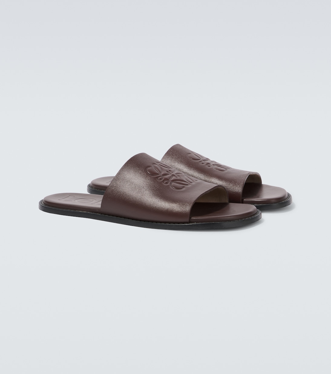 Paula's Ibiza Flex Anagram leather slides | Loewe