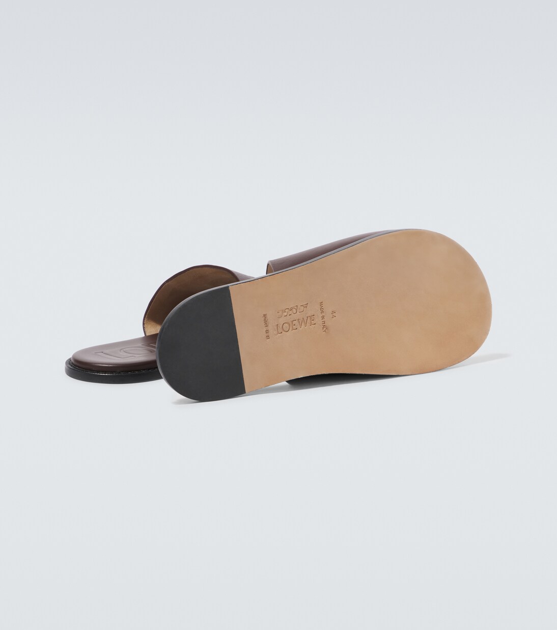 Paula's Ibiza Flex Anagram leather slides | Loewe