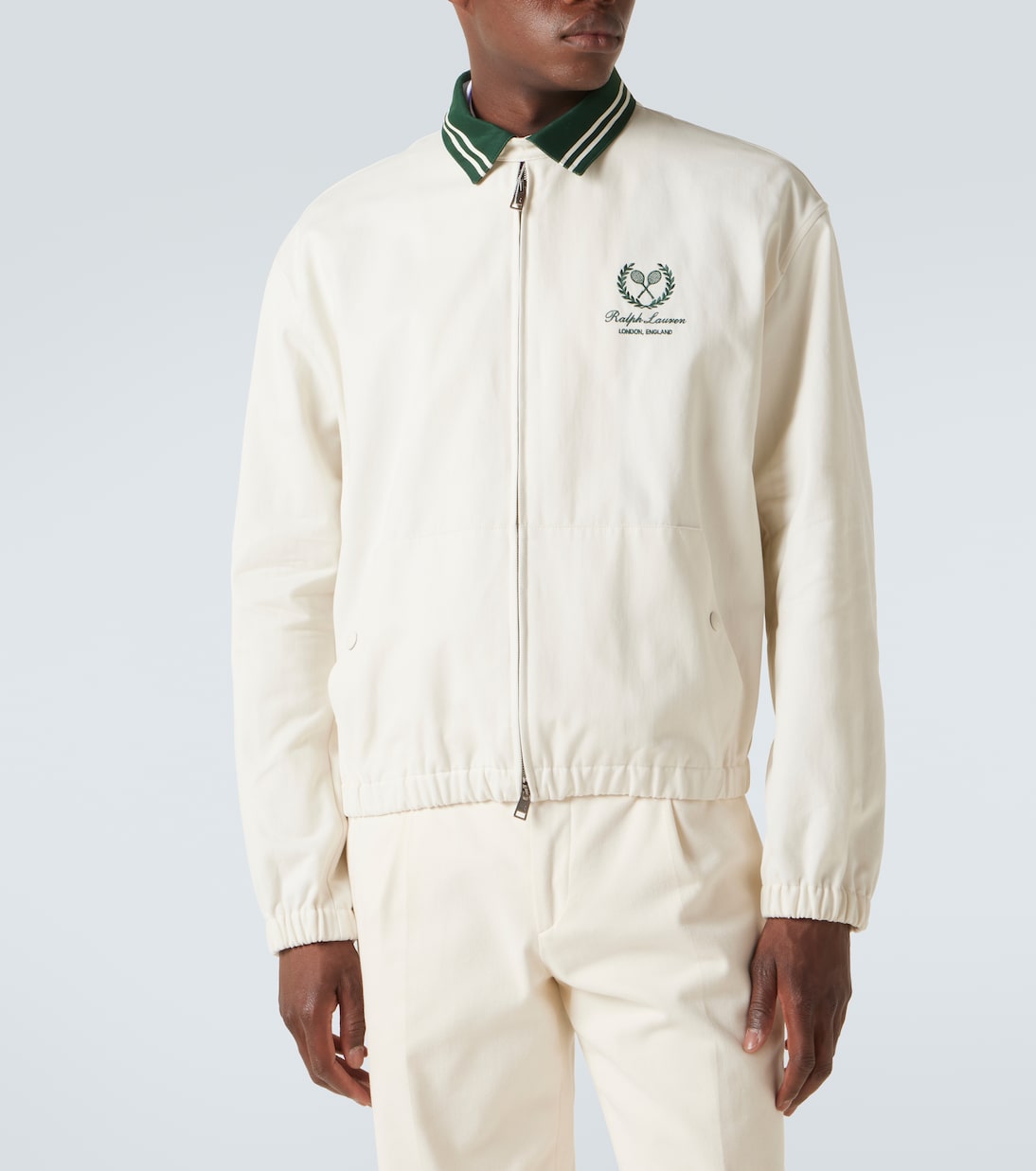 Cotton and cashmere bomber jacket | Ralph Lauren Purple Label