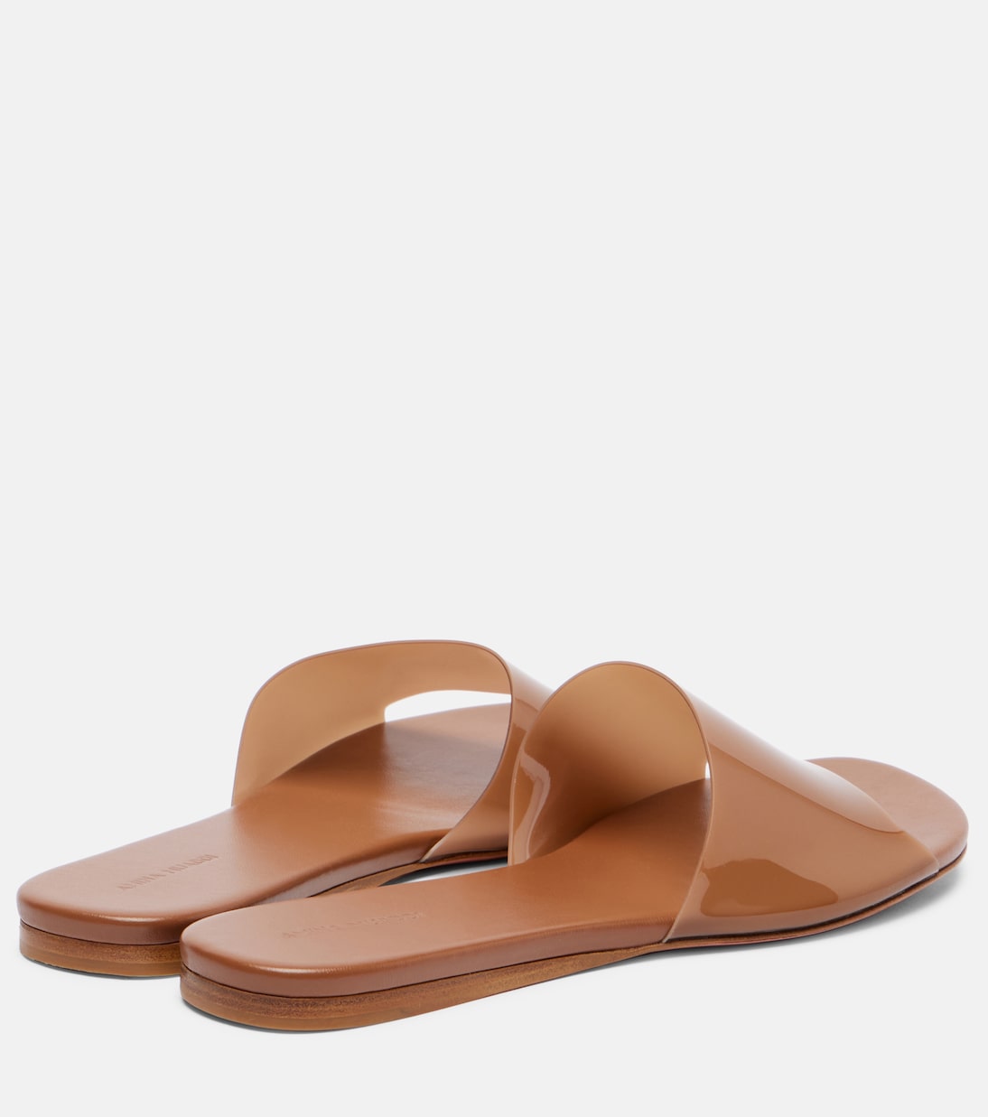 Pantoletten Bianca Glass 95 | Amina Muaddi