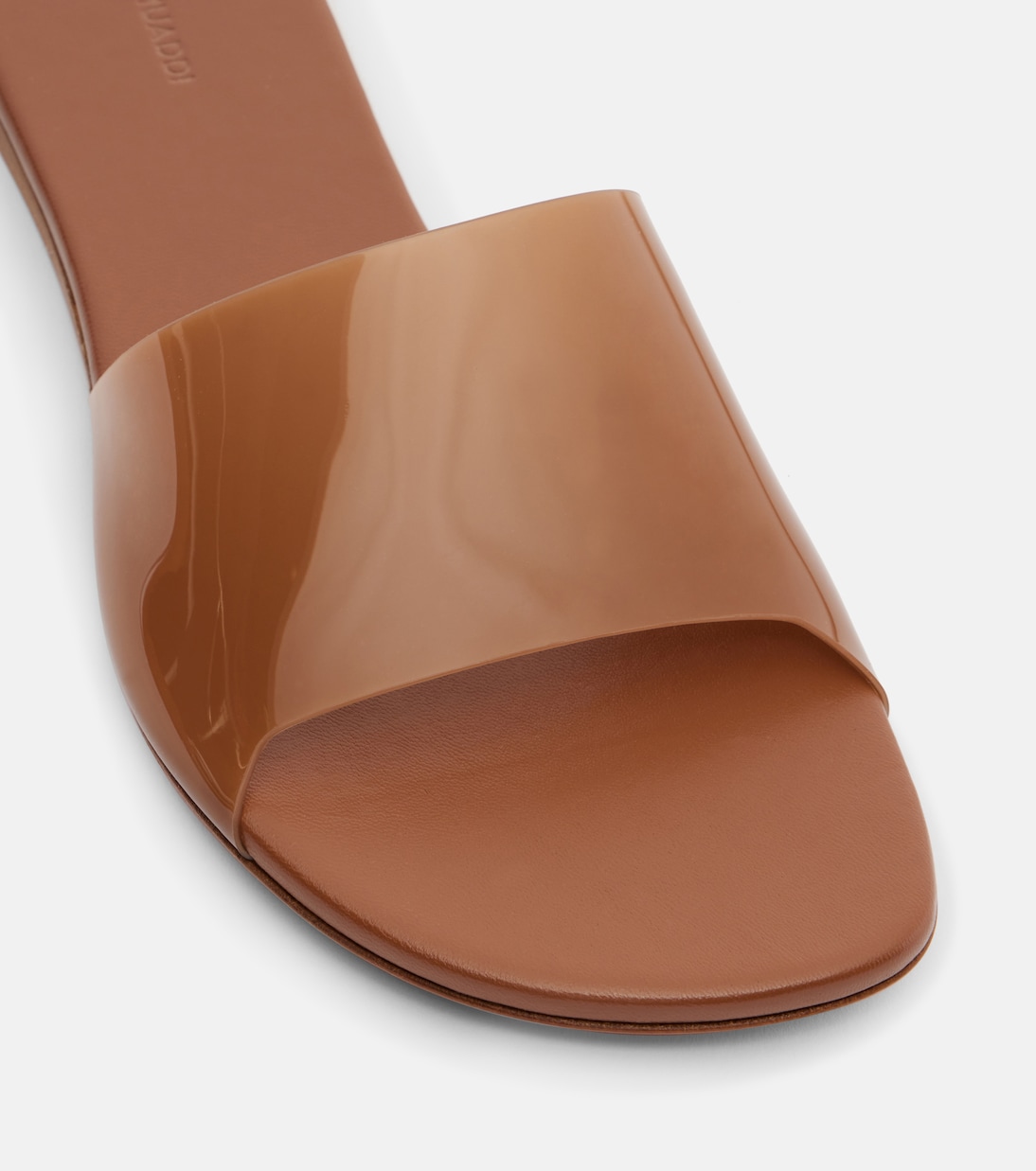 Pantoletten Bianca Glass 95 | Amina Muaddi