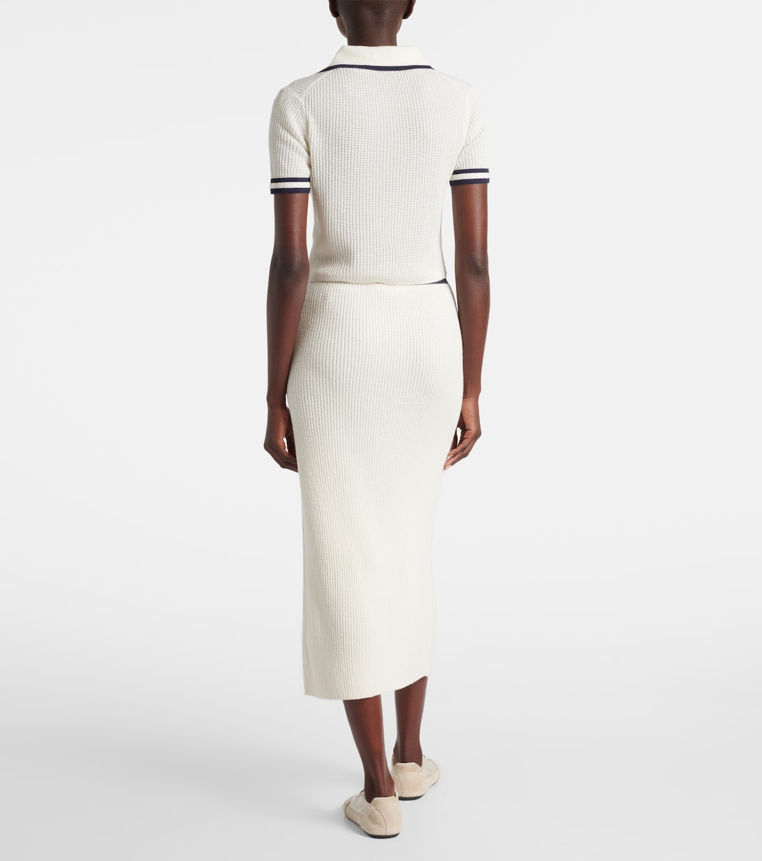 Whitten bouclé polo shirt | Simkhai