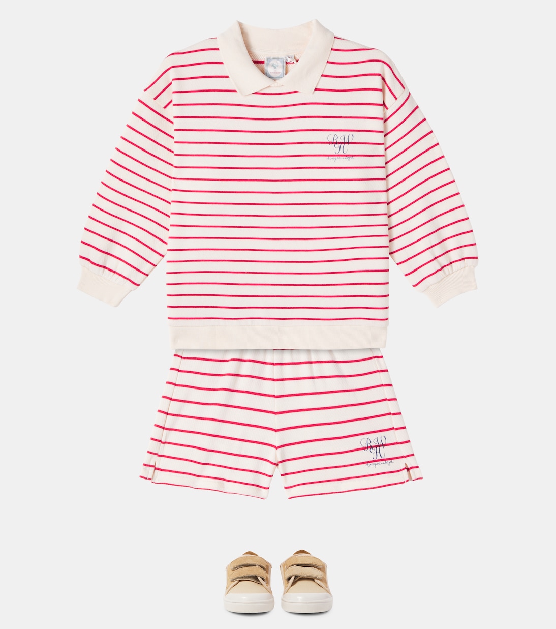 Short Largo rayé en coton | Konges Sløjd