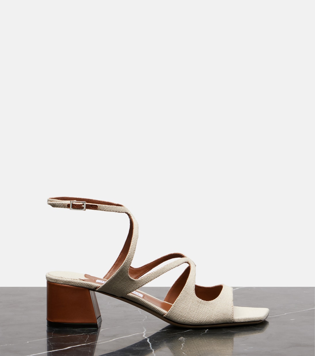 Azilia 45 canvas sandals | Jimmy Choo