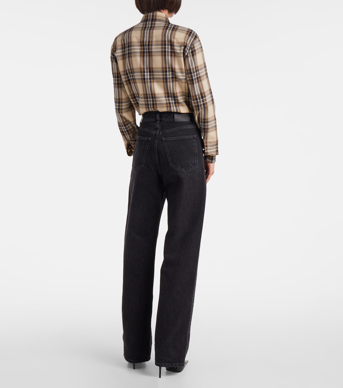 V-Waist wide-leg jeans | Saint Laurent