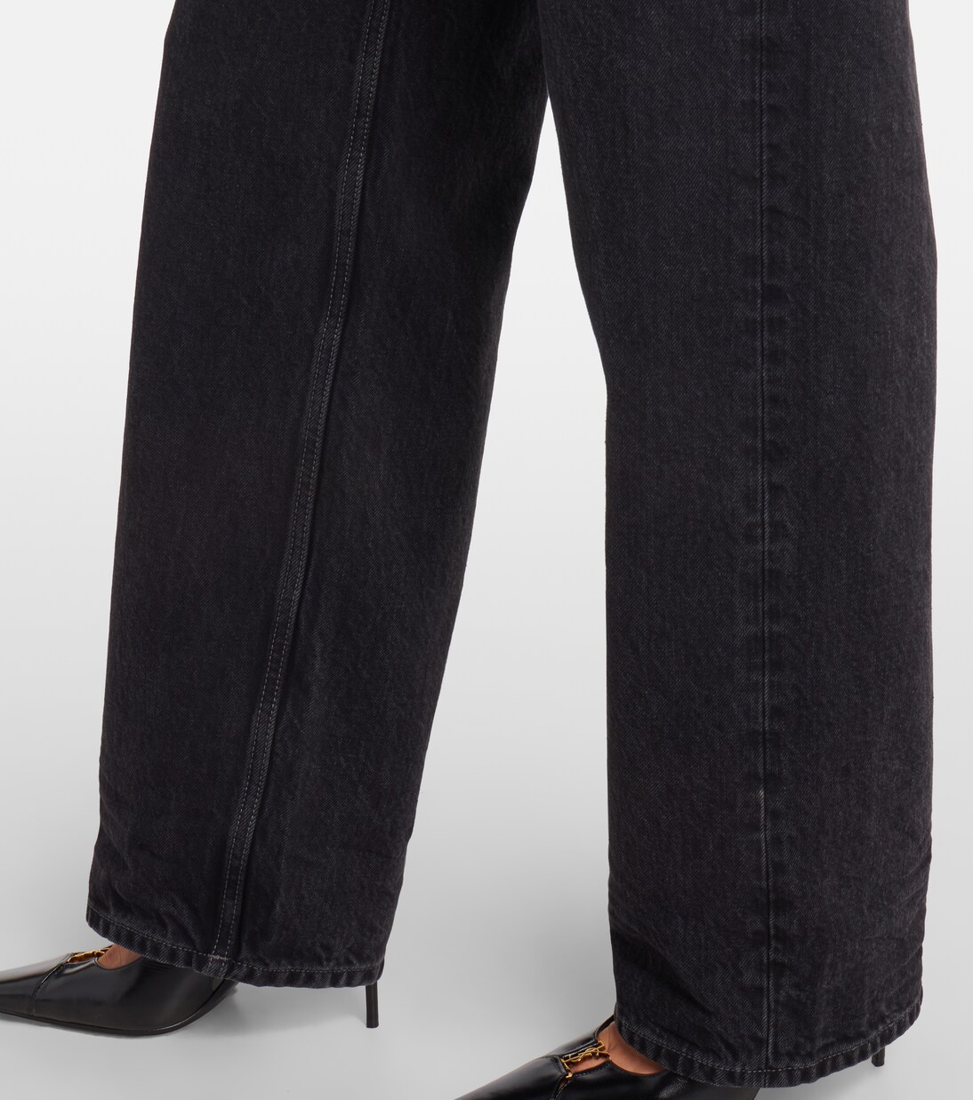 V-Waist wide-leg jeans | Saint Laurent