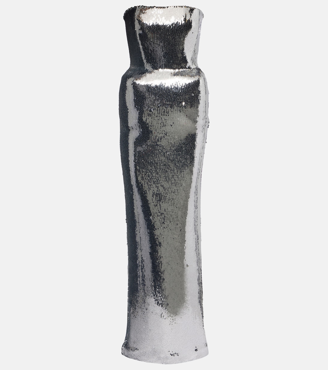 Padded sequined bustier gown | David Koma