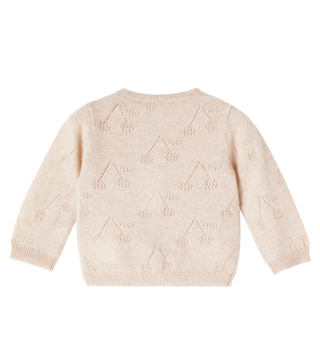 Baby Tibile pointelle cashmere cardigan | Bonpoint
