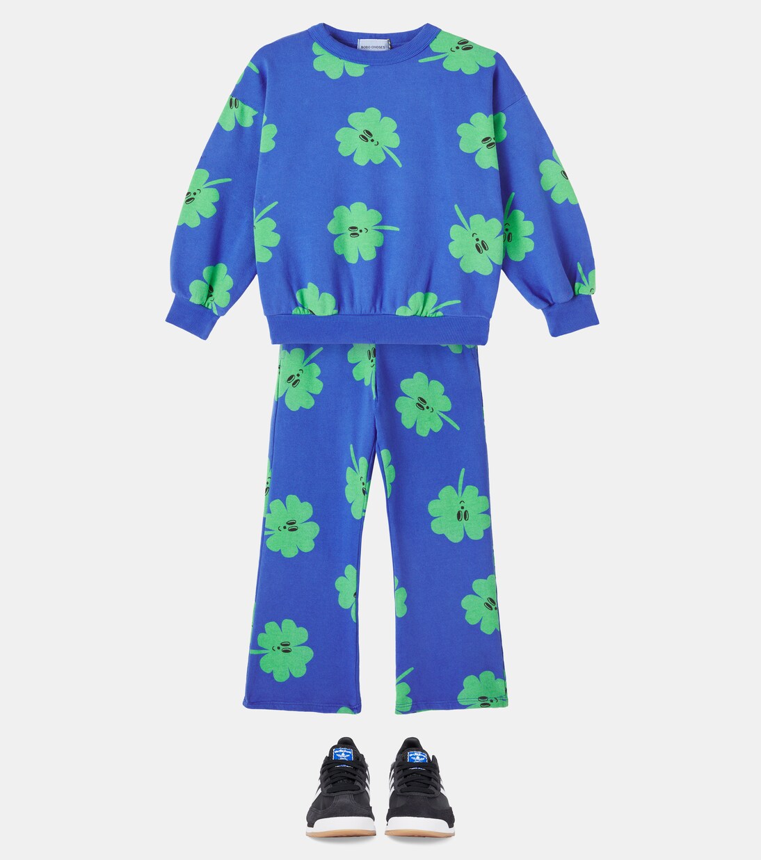 Lucky Clover cotton jersey sweatpants | Bobo Choses