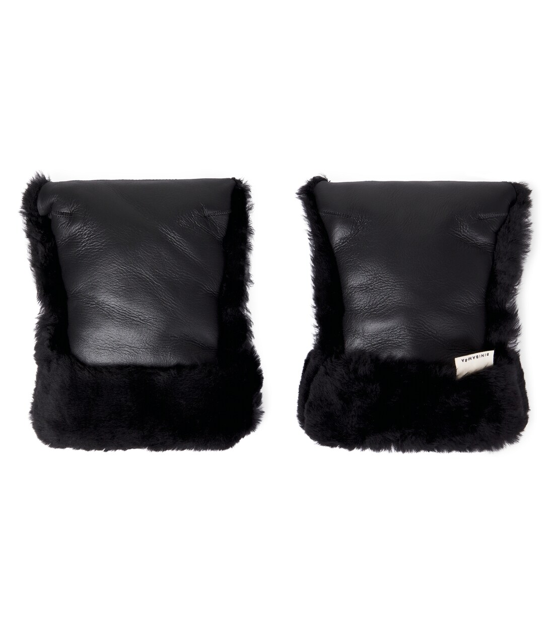 Baby Buggy shearling mittens | Binibamba
